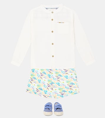 Aliki printed cotton shorts  | Louise Misha