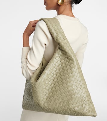 Sac Hop Intrecciato Large en cuir | Bottega Veneta