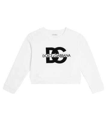DG cotton jersey sweatshirt | Dolce&Gabbana Kids