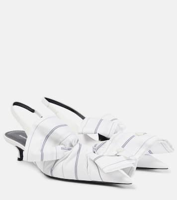 Knife 40 leather slingback pumps | Balenciaga