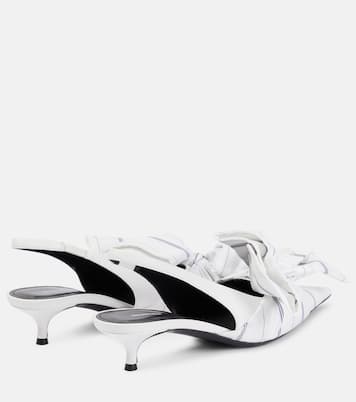 Knife 40 leather slingback pumps | Balenciaga