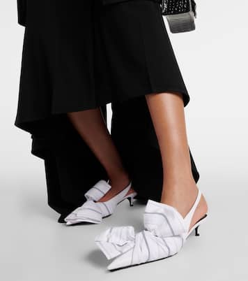 Knife 40 leather slingback pumps | Balenciaga