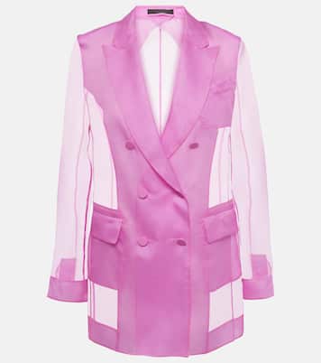 Blazer Negrar de organza de seda | Max Mara