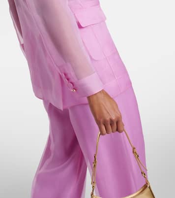 Blazer Negrar de organza de seda | Max Mara