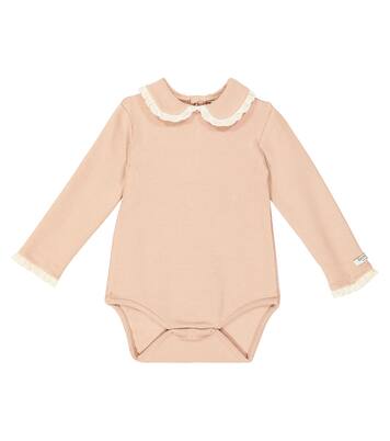 Baby Diete lace-trimmed cotton bodysuit | Donsje