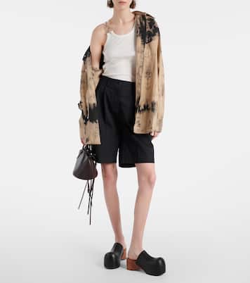 Tank top de algodón con cadena | Acne Studios