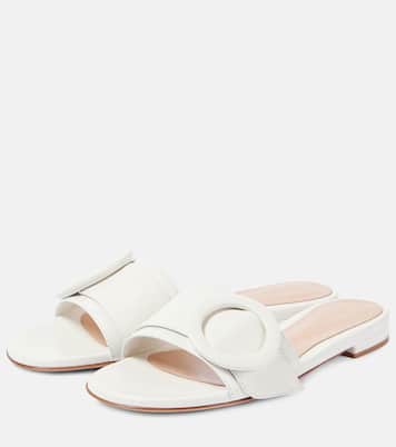 Pantoletten aus Leder | Gianvito Rossi