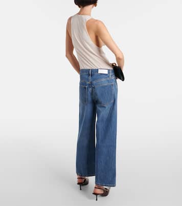 High-Rise Straight Jeans Loose Crop | Re/Done