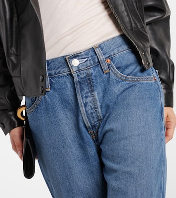 High-Rise Straight Jeans Loose Crop | Re/Done