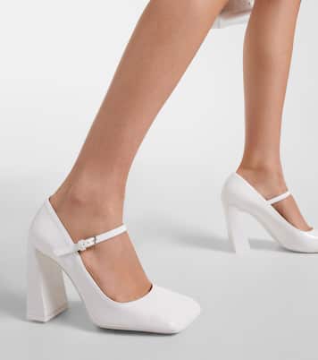 Mary-Jane-Pumps Charlotte 95 aus Lackleder | Amina Muaddi