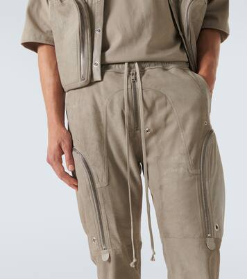 Pantalones cargo de piel | Rick Owens