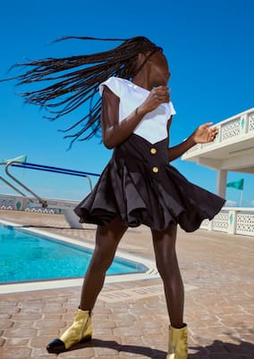 Leather ankle boots | Balmain Kids