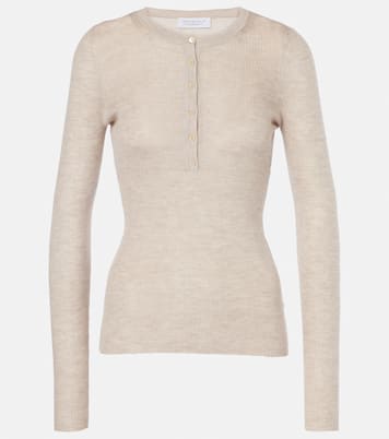 Julian cashmere and silk Henley shirt | Gabriela Hearst