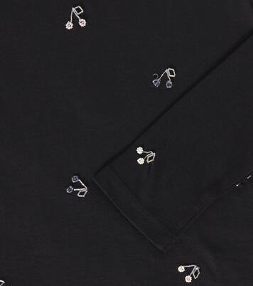 Tidjiane beaded cotton jersey T-shirt | Bonpoint