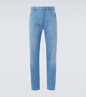 Jeans regular a vita media | Prada