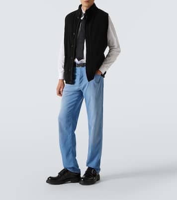 Jeans regular a vita media | Prada