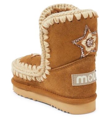 Shearling suede ankle boots | Mou Kids