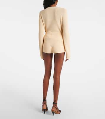 Low-Rise Shorts Lysi aus einem Baumwollgemisch | Aya Muse