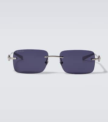 Gafas de sol rectangulares Horsebit | Gucci