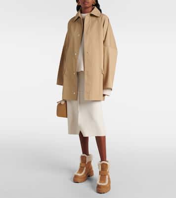 Ankle Boots Shea aus Veloursleder mit Shearling | Jimmy Choo