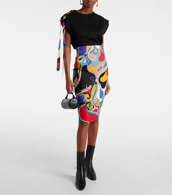 Orchidee pencil skirt | Pucci