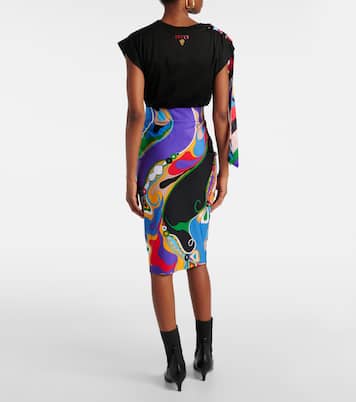Orchidee pencil skirt | Pucci