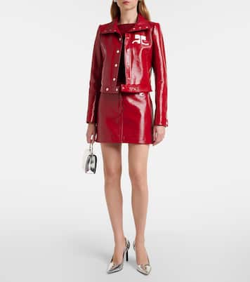 Reedition vinyl jacket | Courrèges