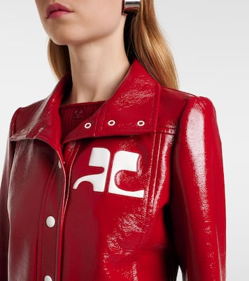 Reedition vinyl jacket | Courrèges