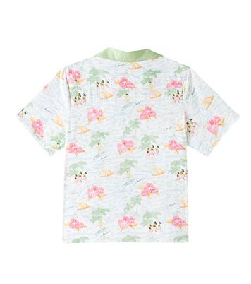 Steve printed cotton poplin shirt | Bonpoint
