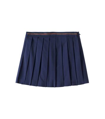 Pleated cotton skirt  | Gucci Kids