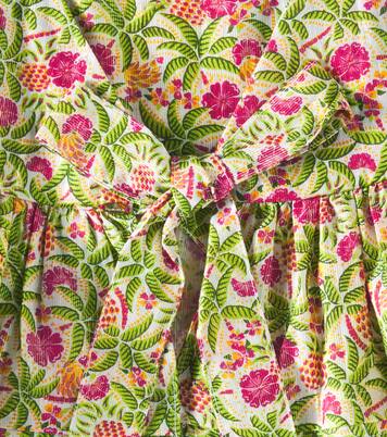 Cycas floral scalloped top  | Poupette St Barth Kids