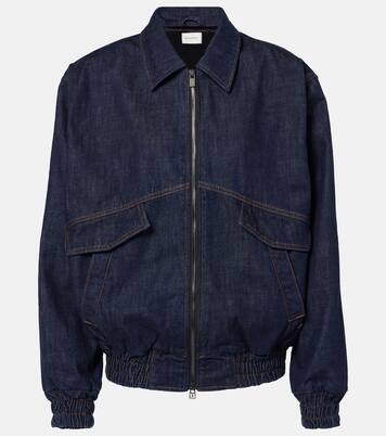 Oversized denim bomber jacket | Magda Butrym