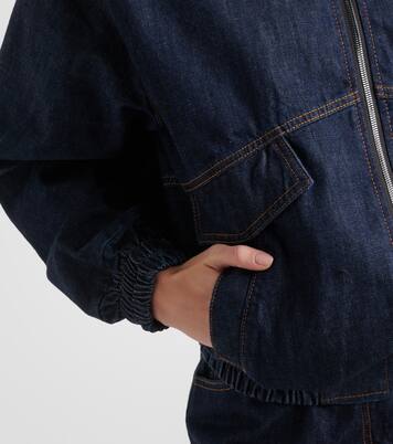 Oversized denim bomber jacket | Magda Butrym