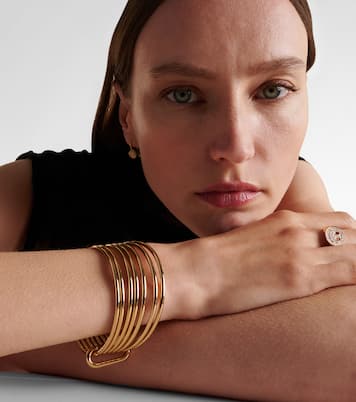 Set aus sieben Armreifen, 10kt vergoldet | Jennifer Fisher