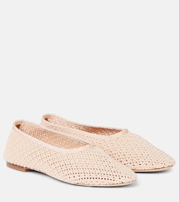 Alba crochet ballet flats | Staud