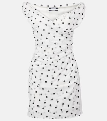 Rita draped polka-dot minidress | Jacquemus