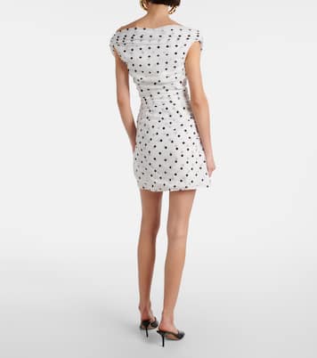 Rita draped polka-dot minidress | Jacquemus