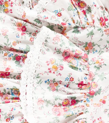 Ines floral cotton voile top | Louise Misha