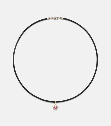 Festival Vibes 14kt gold choker with tourmaline | Stone and Strand