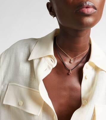 Festival Vibes 14kt gold choker with tourmaline | Stone and Strand