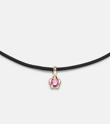 Festival Vibes 14kt gold choker with tourmaline | Stone and Strand