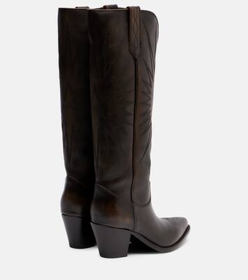 Wish Star leather cowboy boots | Golden Goose