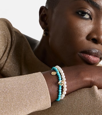 Collana piccola in oro 14kt con diamante | Sydney Evan