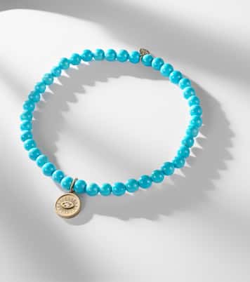 Collana piccola in oro 14kt con diamante | Sydney Evan