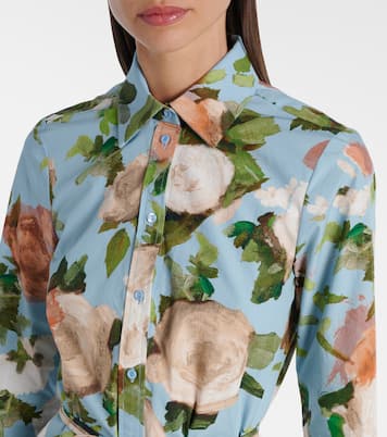 Robe chemise à fleurs | Erdem
