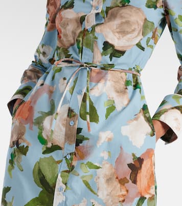 Robe chemise à fleurs | Erdem