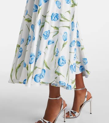 Midikleid aus Seiden-Twill | Rodarte