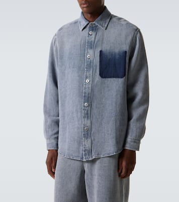 Cotton and linen canvas shirt | Loewe