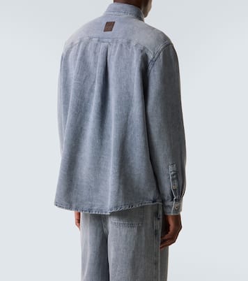 Cotton and linen canvas shirt | Loewe