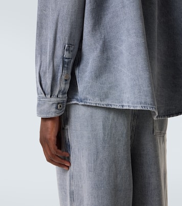 Cotton and linen canvas shirt | Loewe